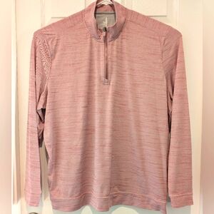 johnnie-O Men's Pink Quarter-Zip Shirt
